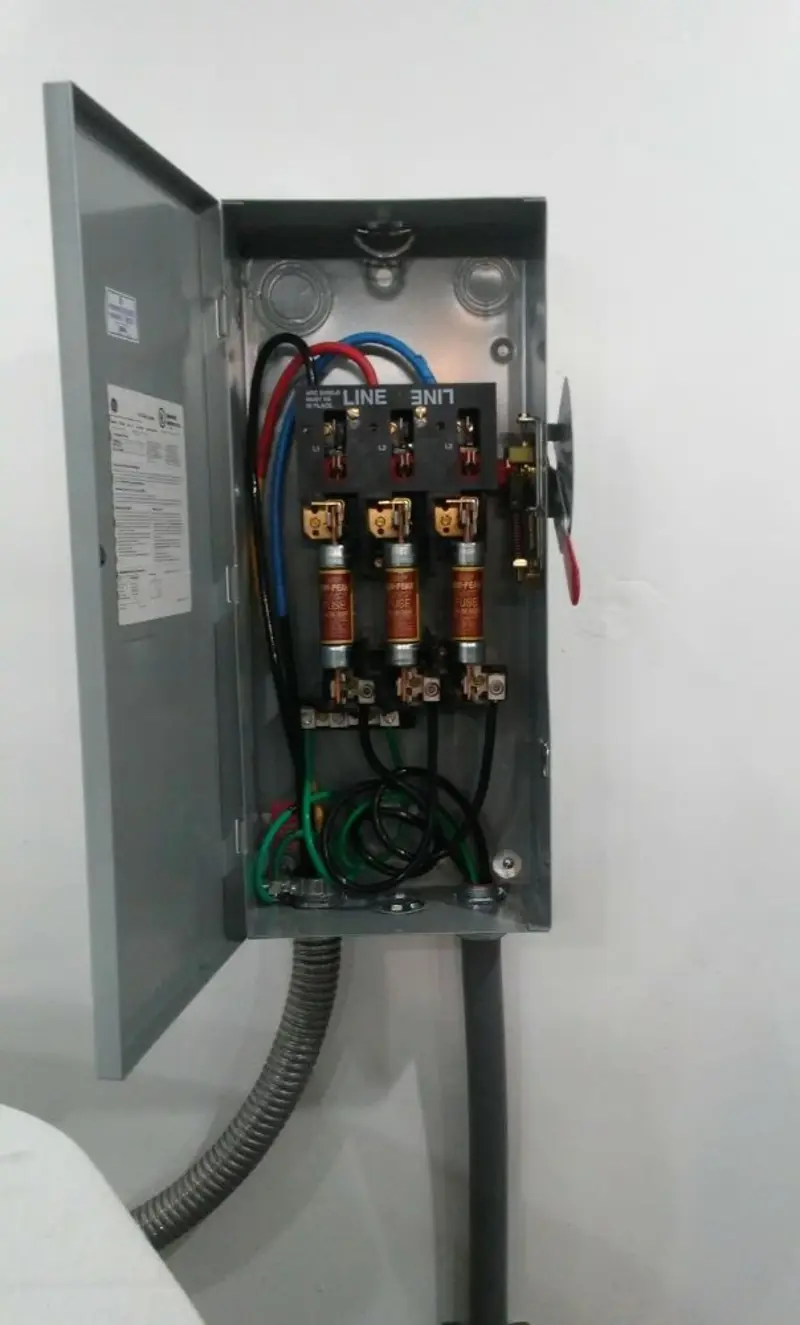 Three-phase disconnect switch installed for Electrical Wiring & Rewiring in Somerville